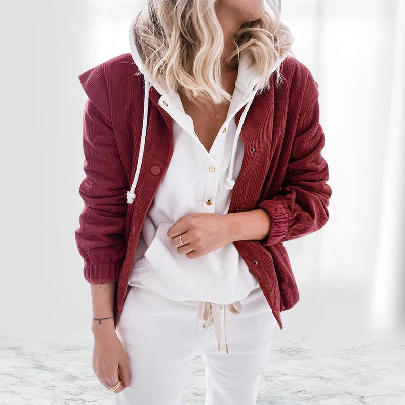 Lapel Corduroy Jacket