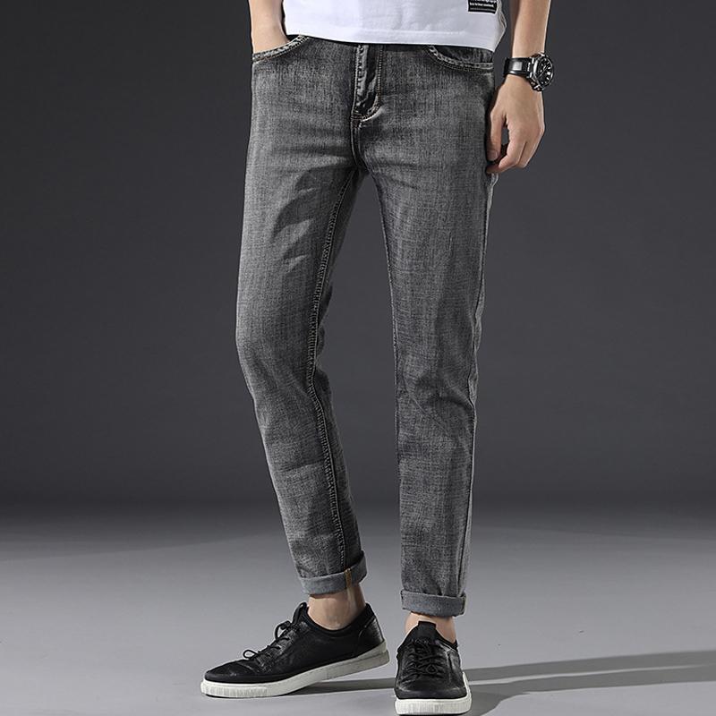 Men's micro-elastic breathable ultra-light jeans