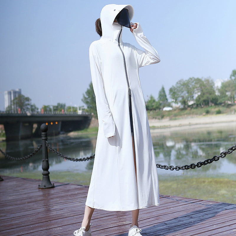 Long Ice Silk Sunscreen Clothes