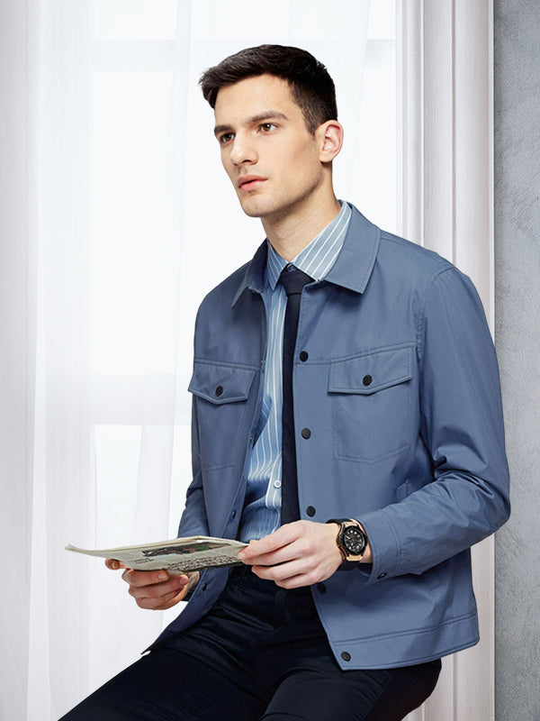 Workwear Solid Color Coat