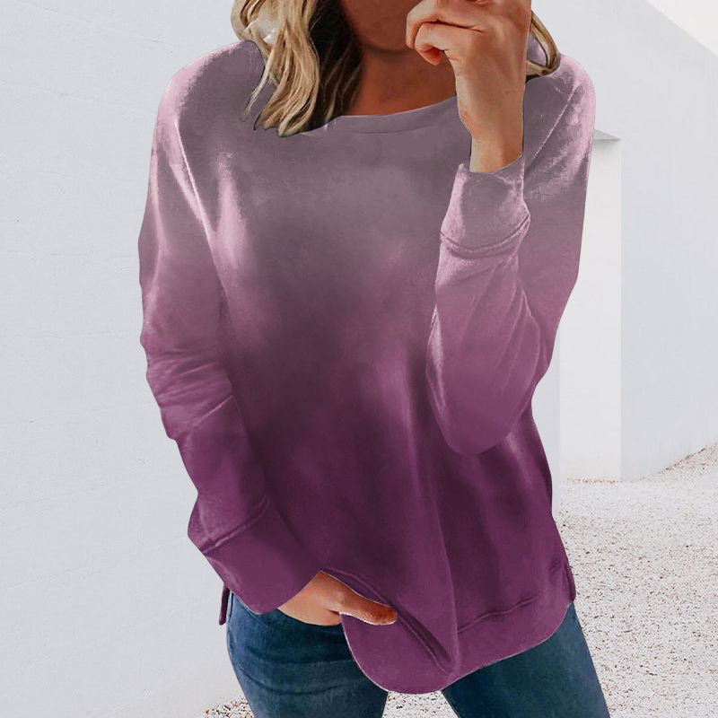 Gradient Polo Crewneck Sweatshirt