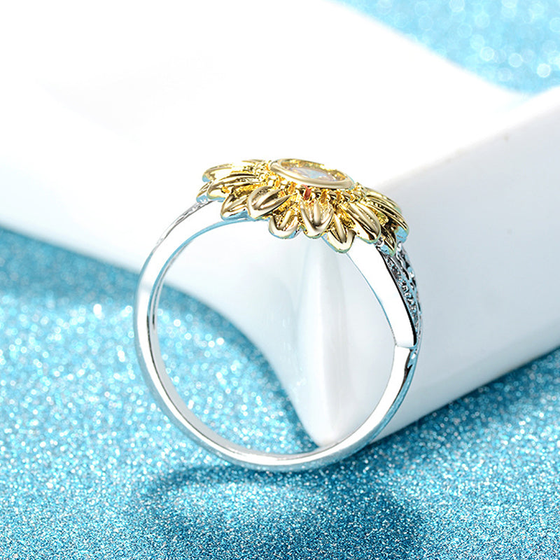 Sunshine Sunflower Ring