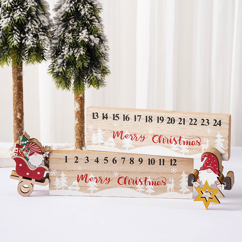 Wooden Mobile Calendar Ornament