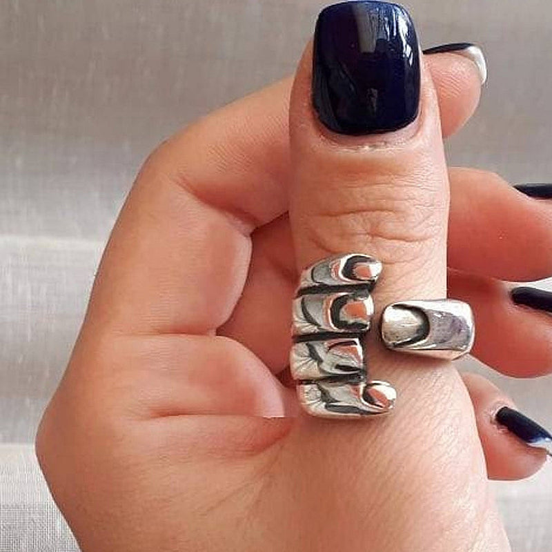 Open Adjustable Hand Ring