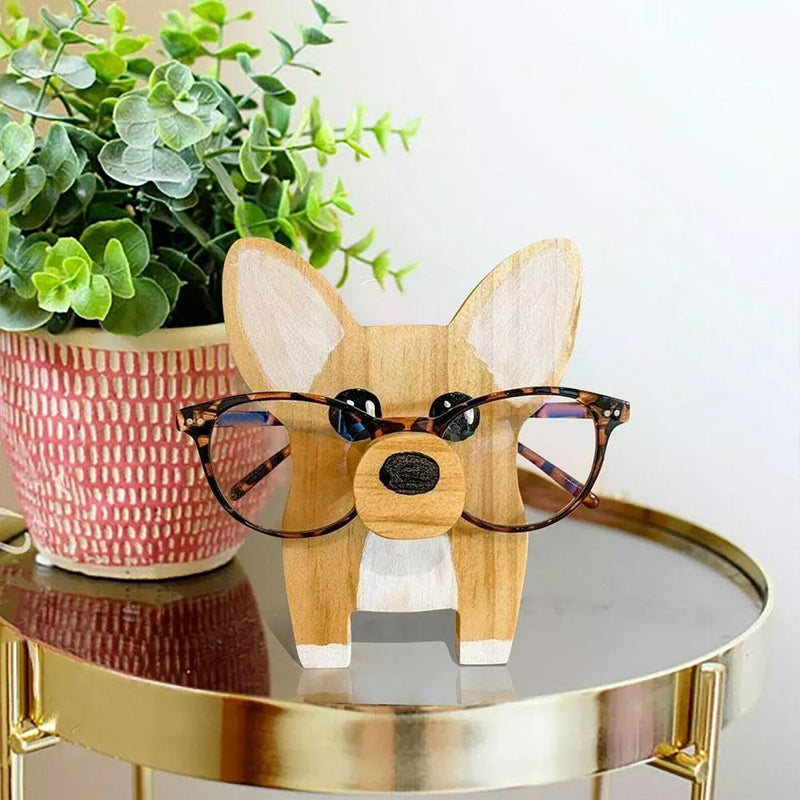 Wooden Eyeglass Stand