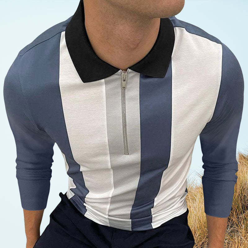 Striped Men's T-Shirt Polo Shirt