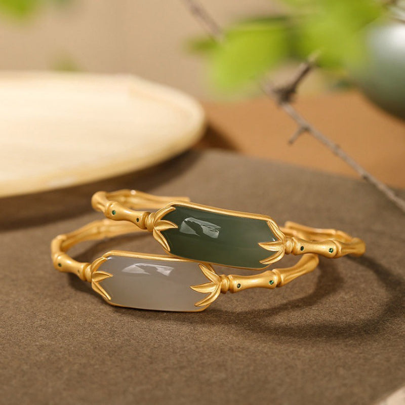 Elegant Antique Bamboo Bracelet
