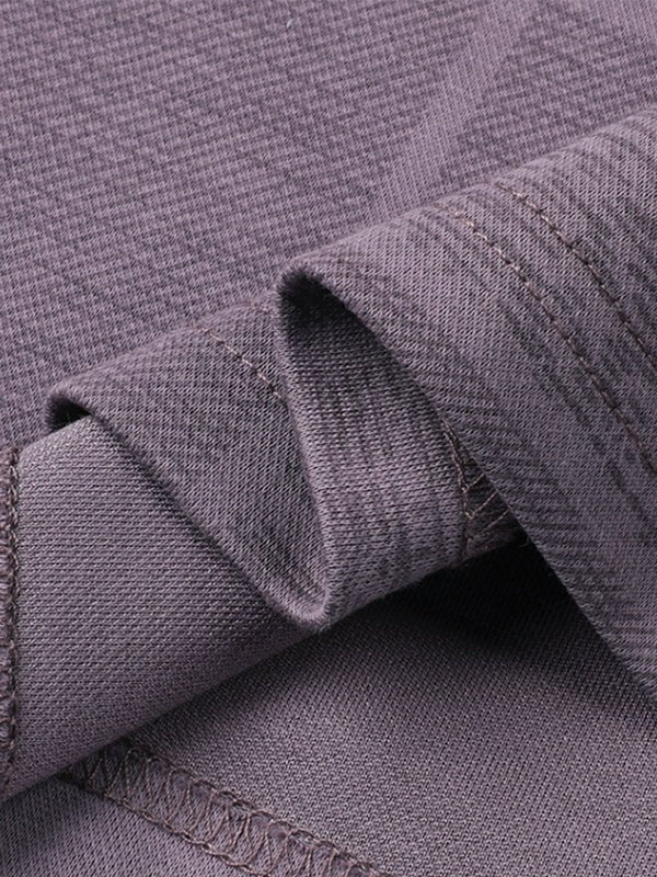 Men's Long Sleeve Business Comfort Lapel Polo Shirt