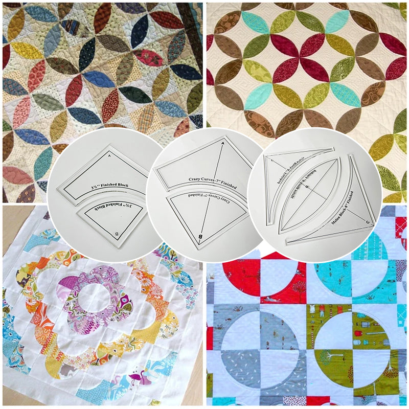 Quick Curve Quilt Template Set