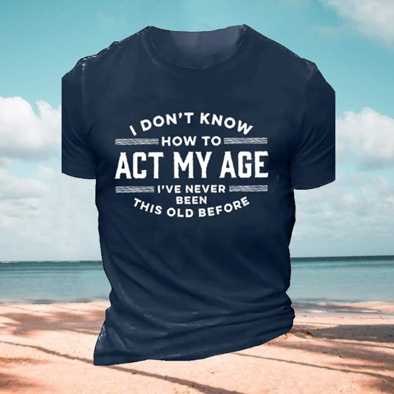 3D Printed Men's Short Sleeve T-Shirt
