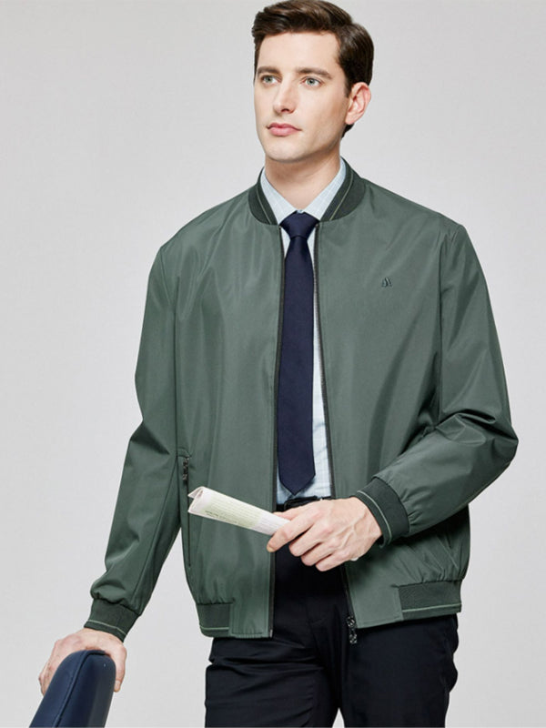Men's Casual Baseball Collar Jacket
