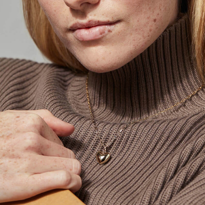 Gold Heart Necklace