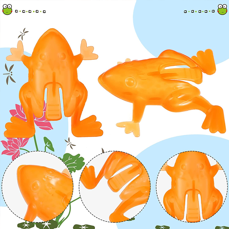 Plastic Jumping Frog Toy