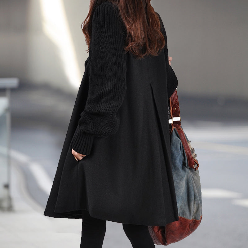 Oversized High Neck Bucket Coat