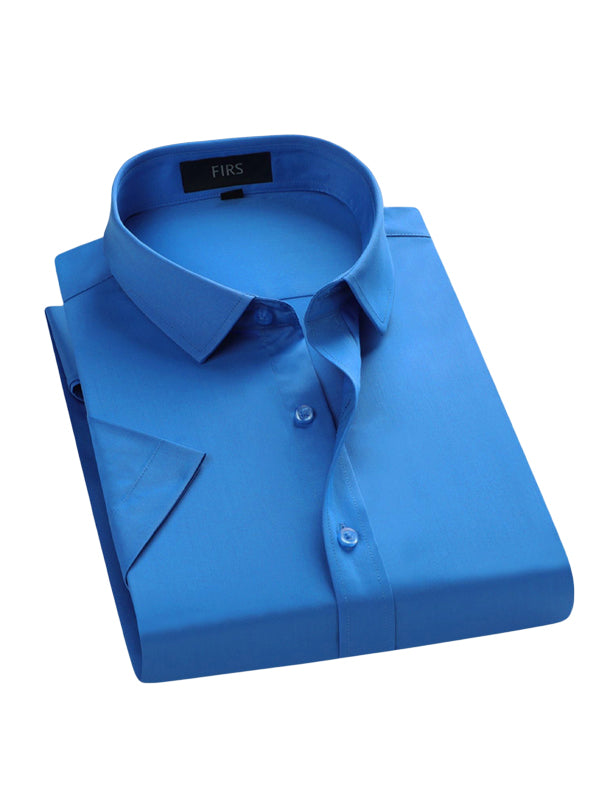 Solid Color Business Shirt