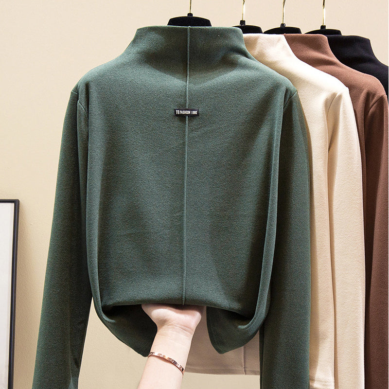 Thickened Double-sided Half turtleneck Sweater