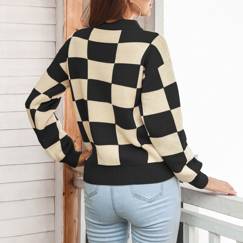 Geometric Knit Sweater