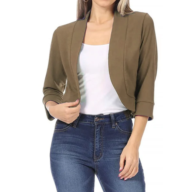 Solid Color Short Small Suit