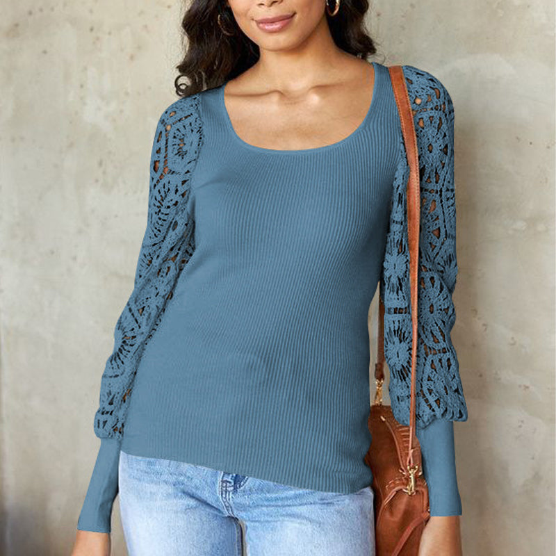 Lace Long Sleeve T-Shirt