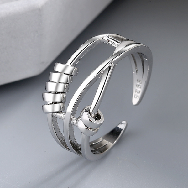 Light Luxury Transfer Beads Ring