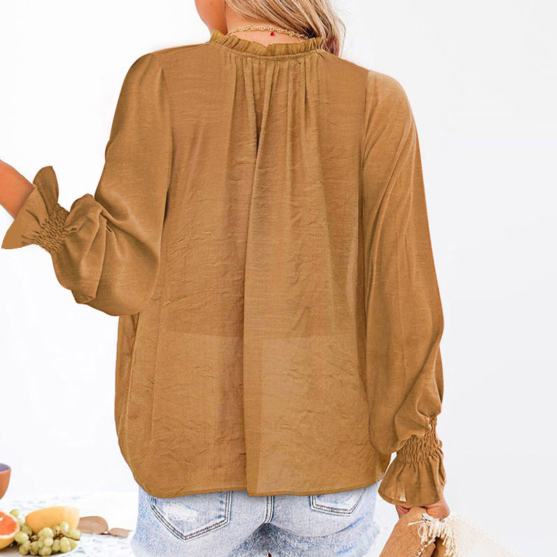 Cuff Flared Shirt