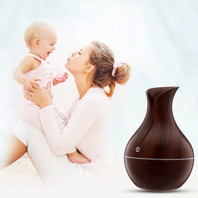 Household Wood Vase Humidifier