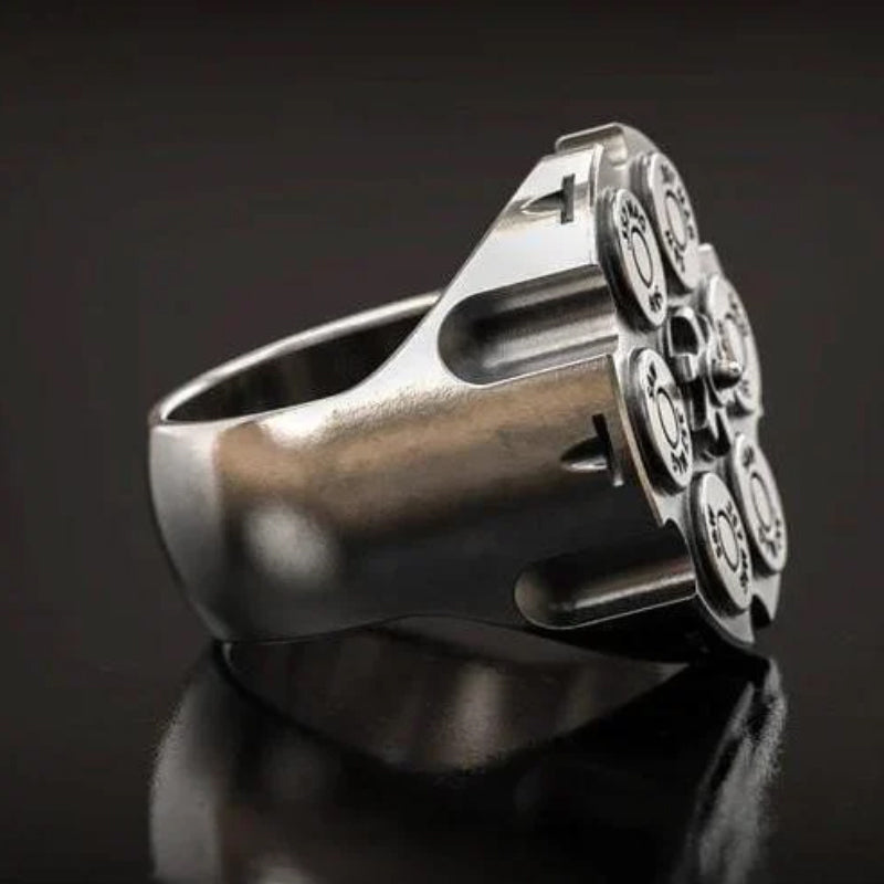 Silver Motorcycle Ring