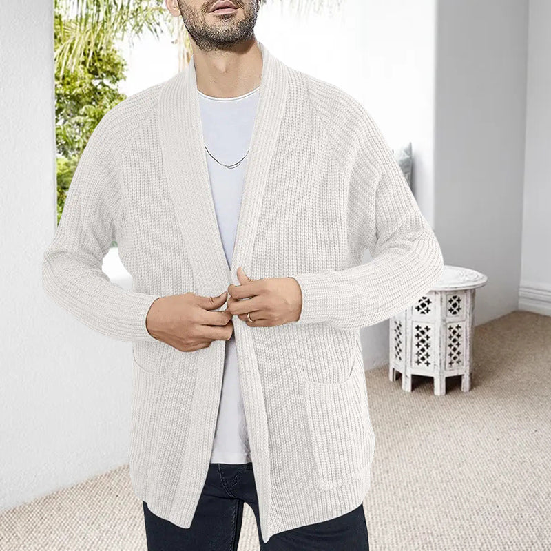 Men's Simple Pocket Cardigan