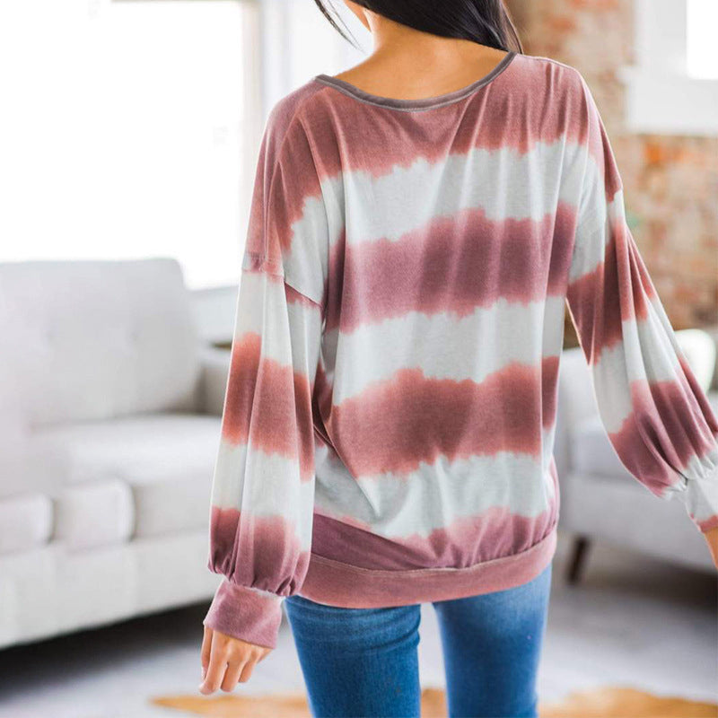 Loose Crew Neck Long Sleeve T-Shirt