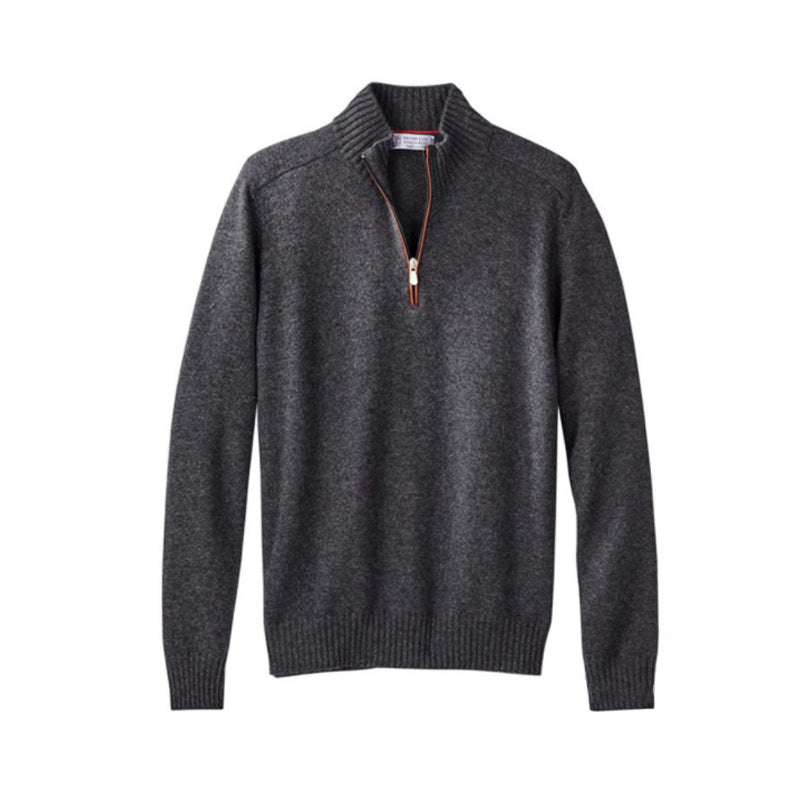 Men's Big-Tall Sweater Fleece Quarter-Zip