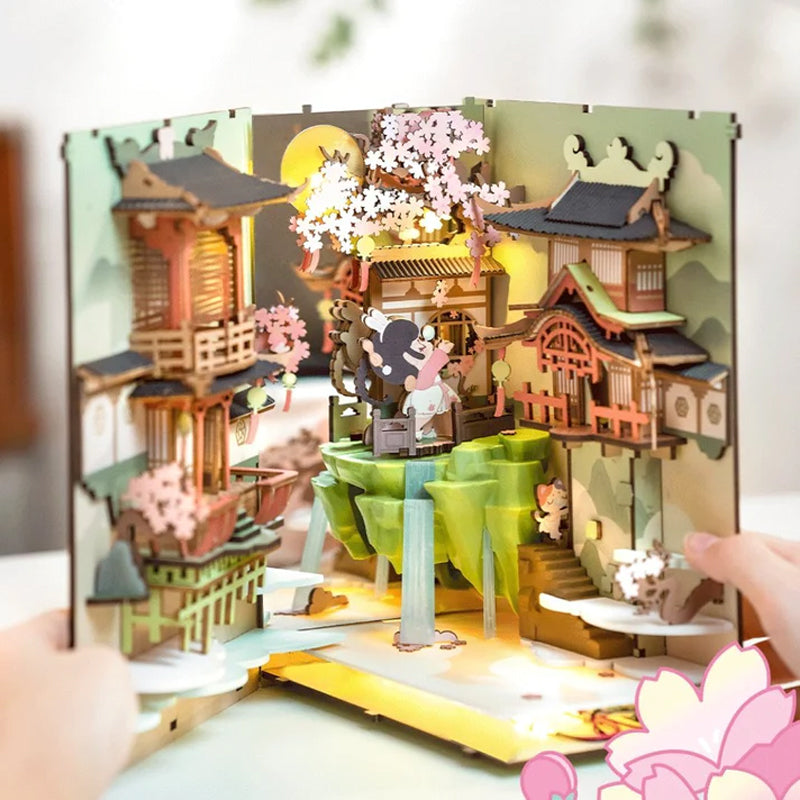 Book Nooks DIY 3D Wooden Puzzle