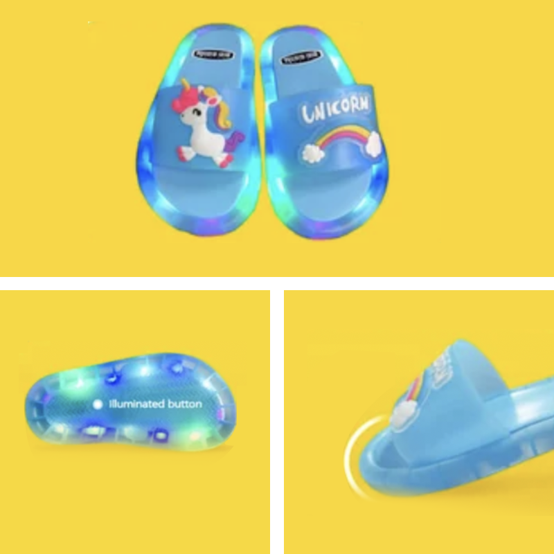 LED Happy Slippers For Children