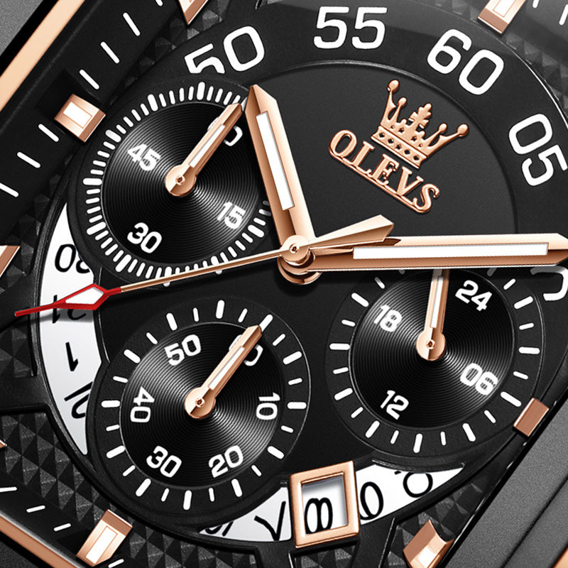 Luminous Luxury Square Business Automatic Mechanical Watch