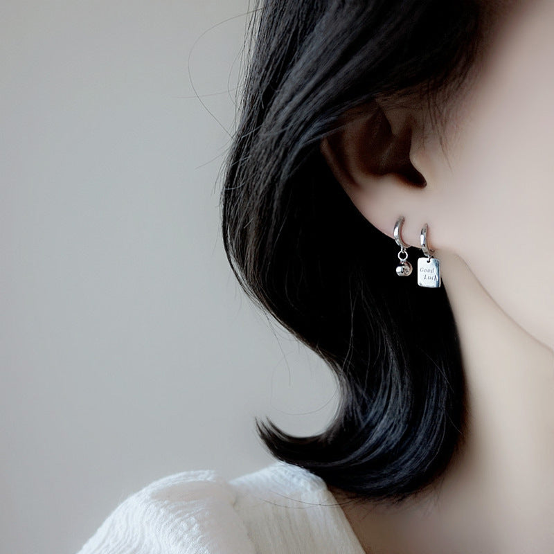 Lucky Alphabet Earrings