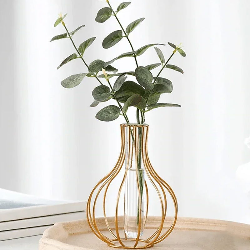Decorative Vase with Metal Wire