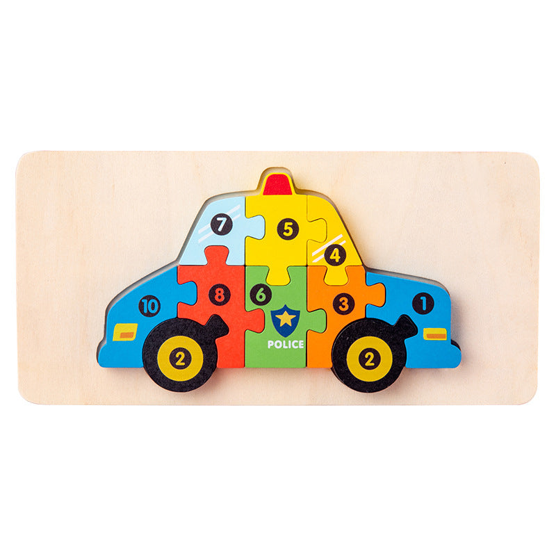 Children's Educational 3D Wooden Puzzle