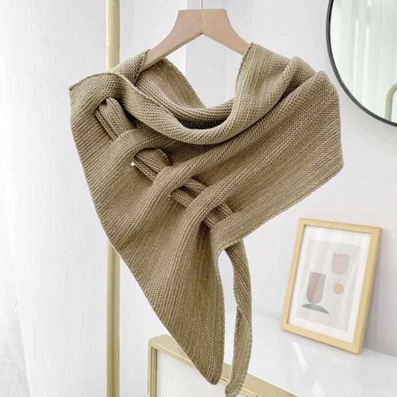 Triangular Wool Shawl