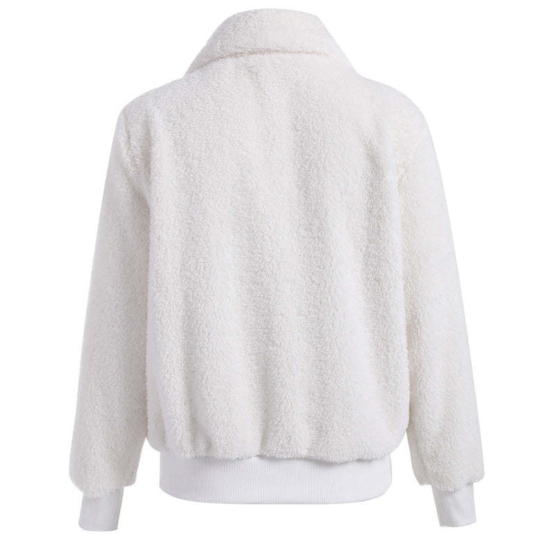 Women Fleece Fuzzy Jacket