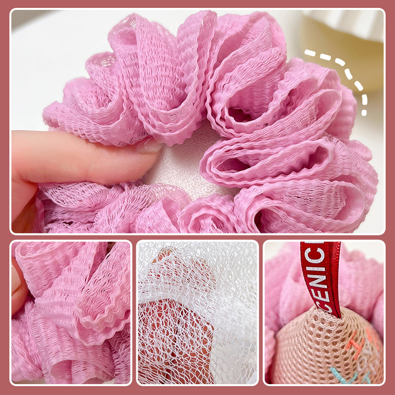 Bath Ball Cute Ice Cream Scrub Towel