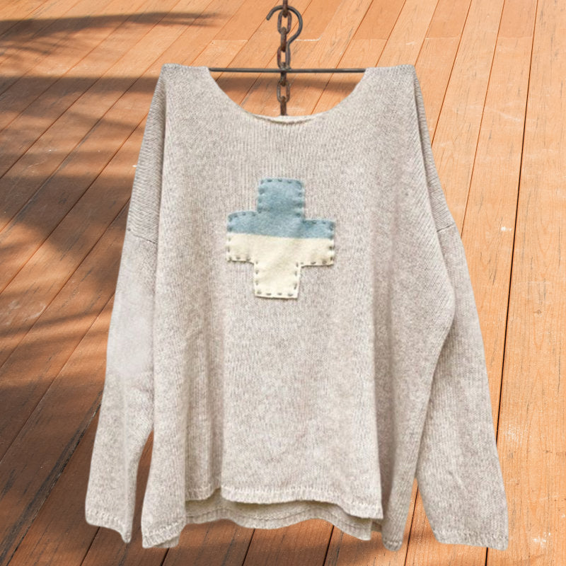 Casual Printed Long Sleeve Crewneck T-Shirt