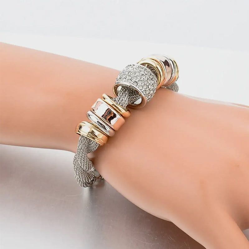 Entwined Ring Accent Bracelet