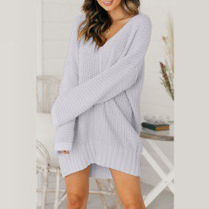 Mid-length Knitted Sweater