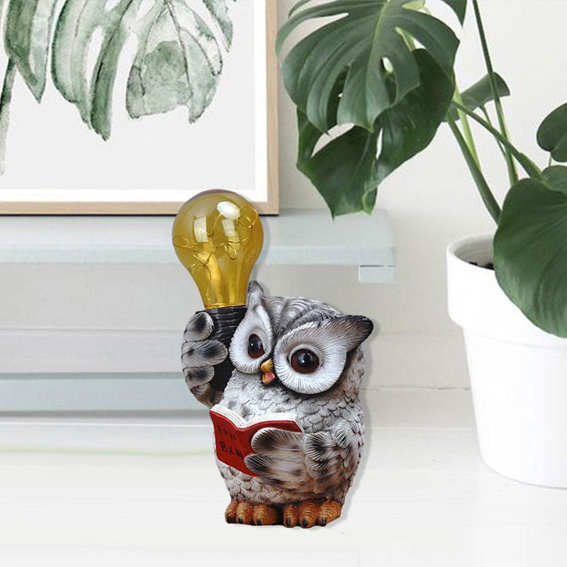 Owl Solar Ornament