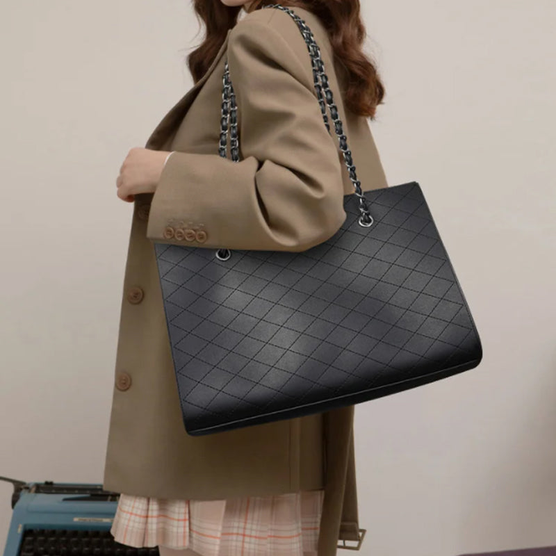 Women's Diamond Lattice Handbag