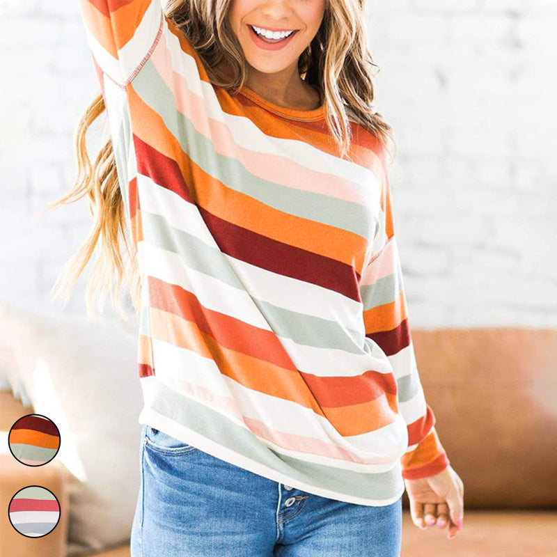 Striped Crew Neck T-Shirt