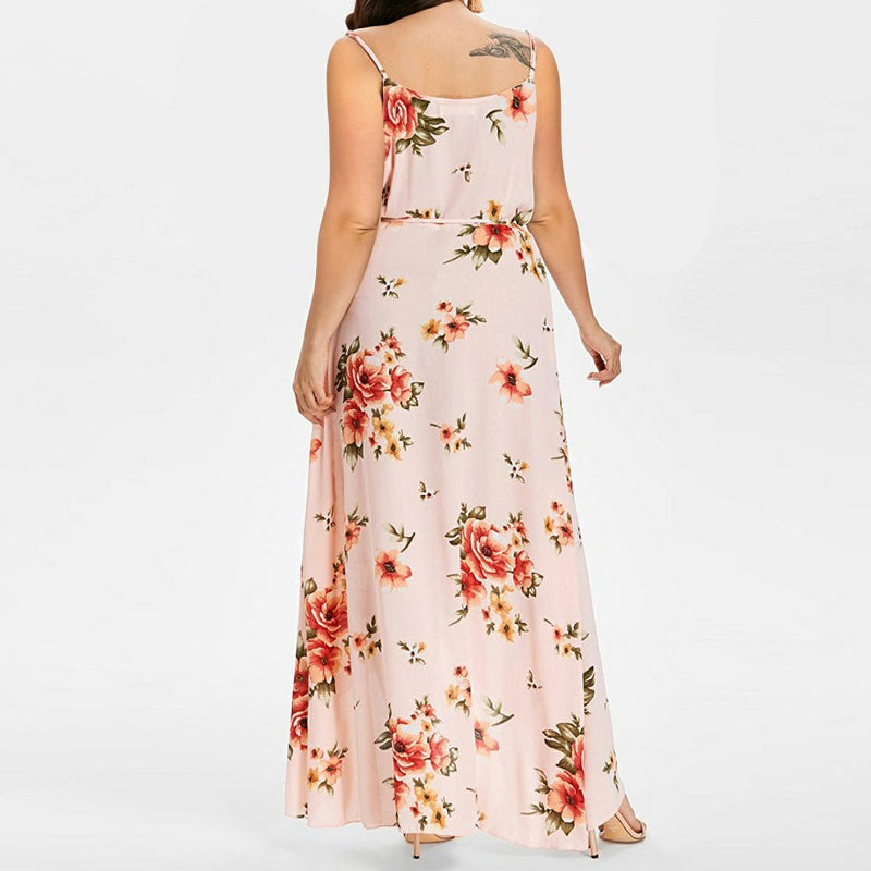 Printed Sexy Slip Dress