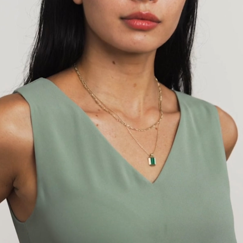 Double Layered Turquoise Necklace