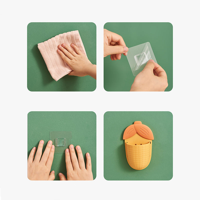 Hole-free Wall Shelf in Corn Shape