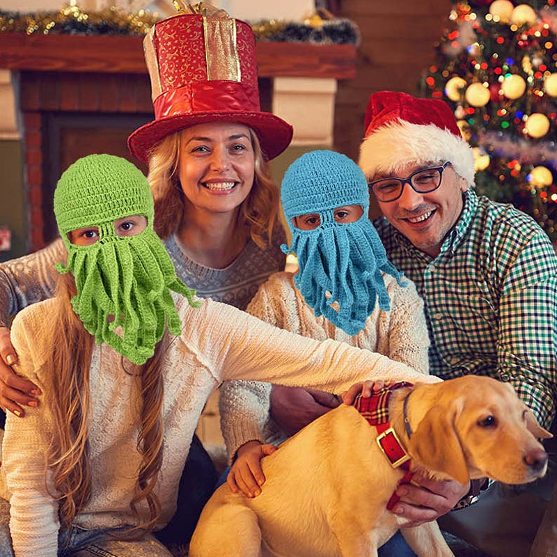 Handmade Woolen Octopus Hat