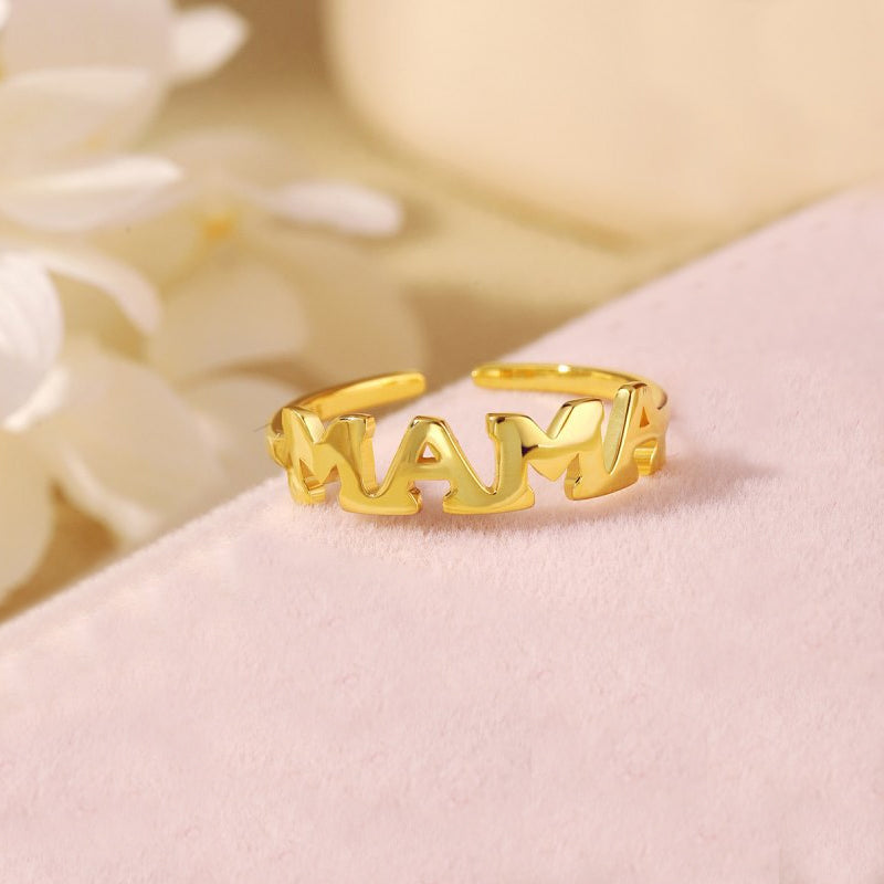 Sterling Silver Mothers Ring